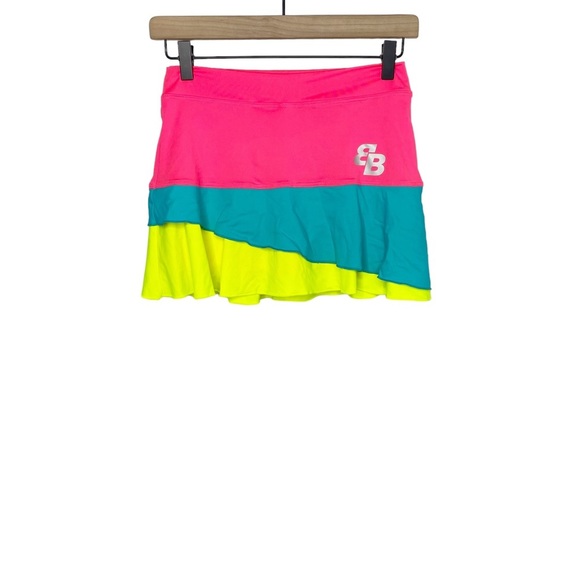 BB Womens Valeria tennis Skirt skirt neon pink Barbiecore size XS - Picture 4 of 6